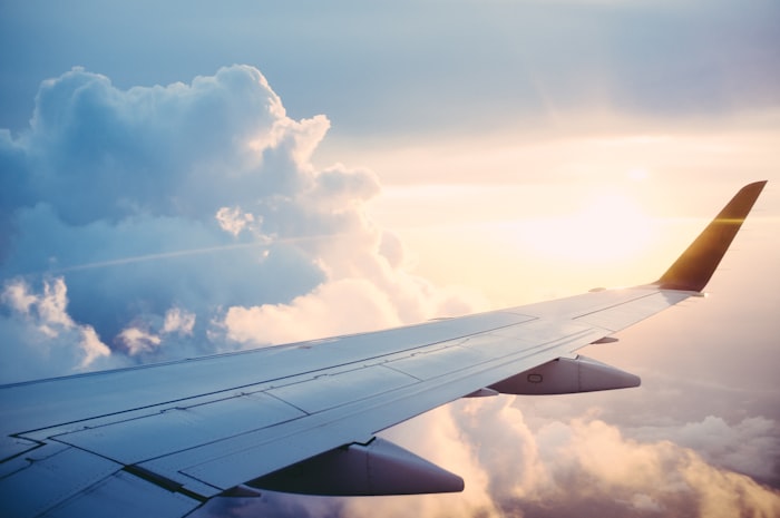 Airplane in flight - Free Air Ticket