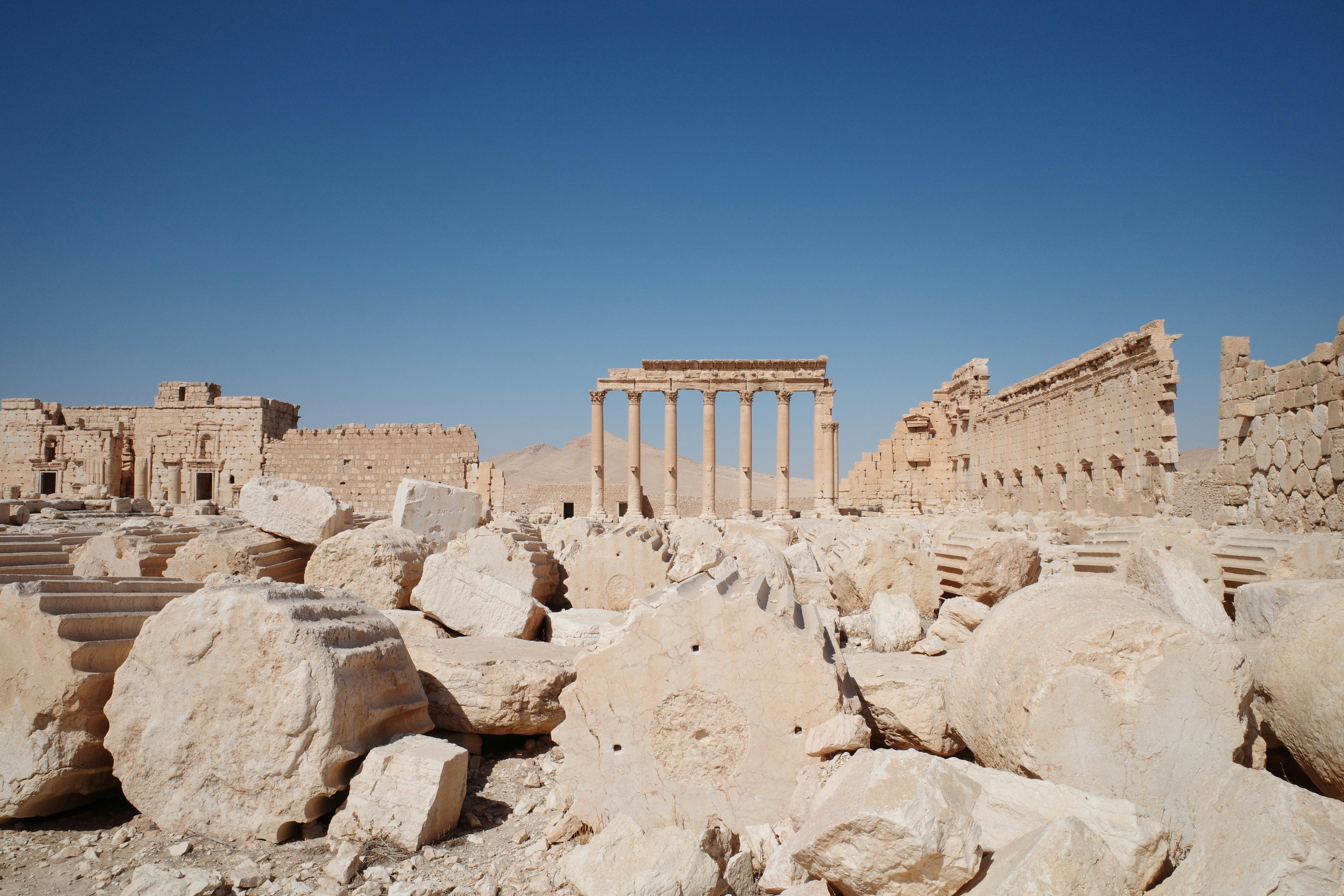 Syria historical landscape view